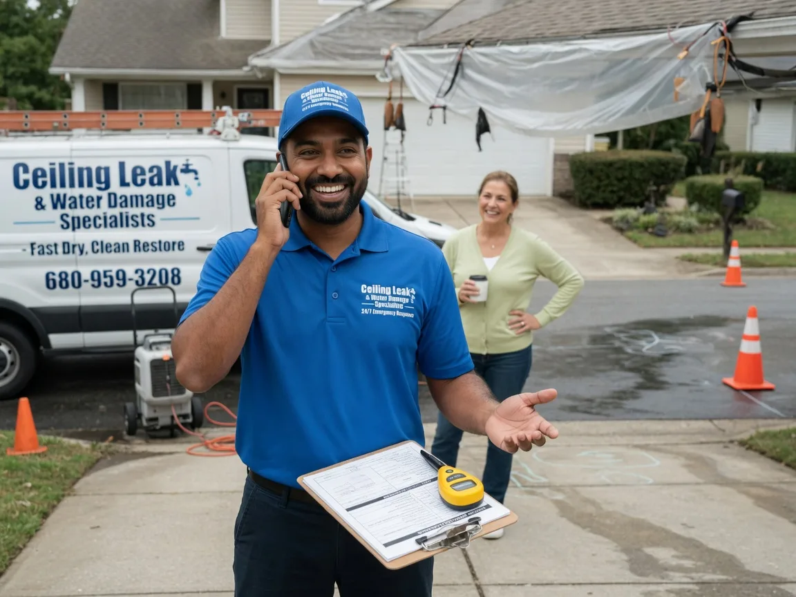 Ceiling Leak Cleanup Sarepta, LA FAQs